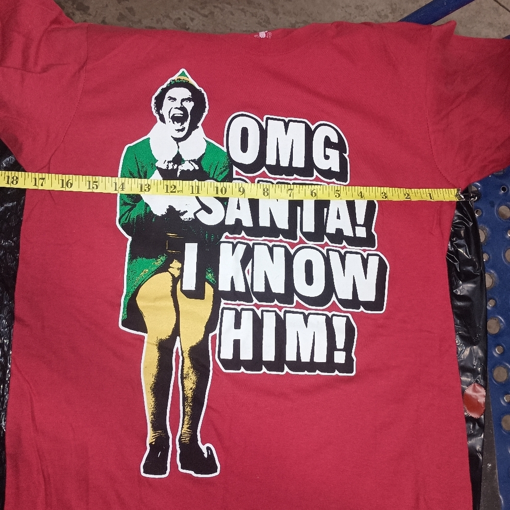 ELF Red Short Sleeve Holiday Tees - Picture 6 of 9